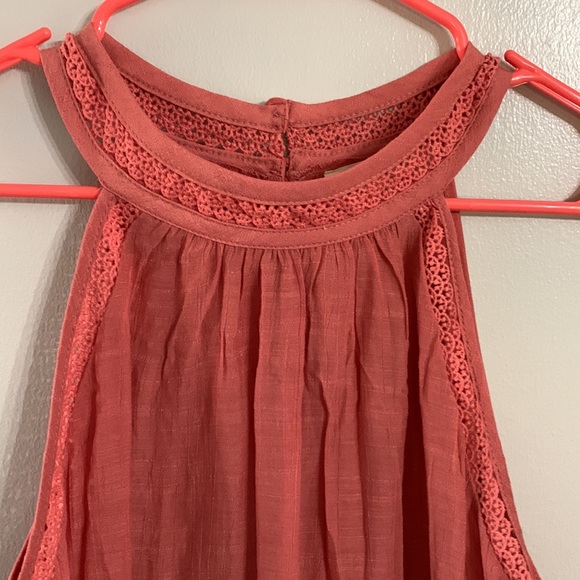 New! Parallel Skies pink sleeveless top high neck with button clo… - Picture 3 of 9